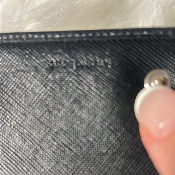 Prada Black Logo Vitello Move Long Leather Wallet p41 - Picture 5 of 16